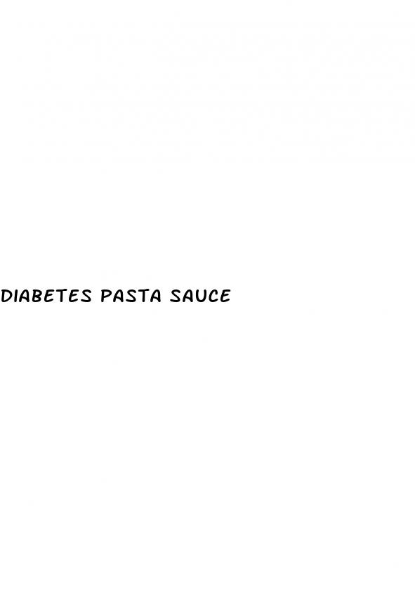diabetes pasta sauce