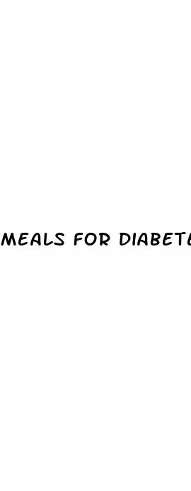 meals for diabetes