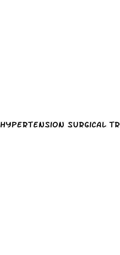 hypertension surgical treatment
