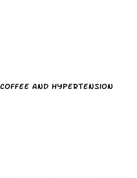 coffee and hypertension