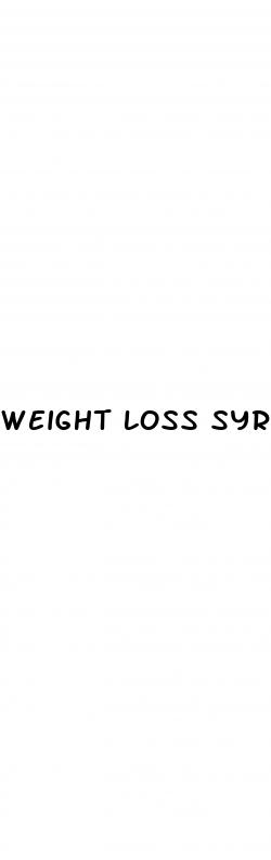 weight loss syrup