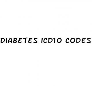 diabetes icd10 codes