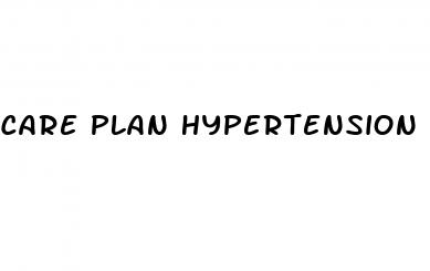 care plan hypertension