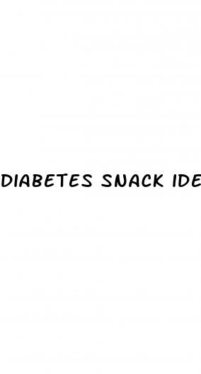 diabetes snack ideas