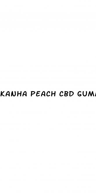 kanha peach cbd gummies