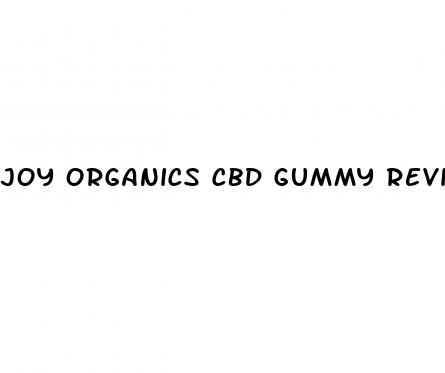 joy organics cbd gummy review