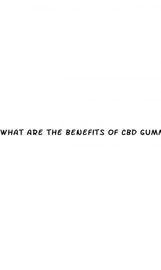 what are the benefits of cbd gummy bears