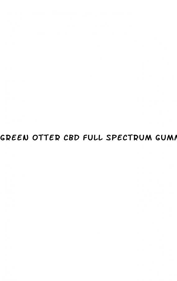 green otter cbd full spectrum gummies