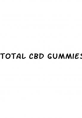 total cbd gummies cost