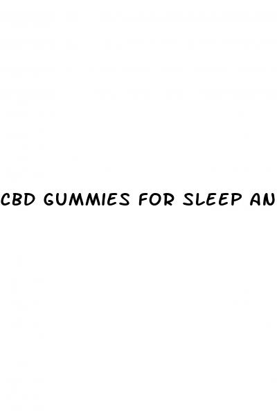 cbd gummies for sleep and relaxation