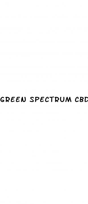 green spectrum cbd gummies erectile dysfunction