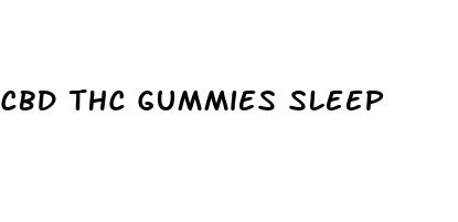 cbd thc gummies sleep