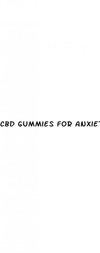 cbd gummies for anxiety canada
