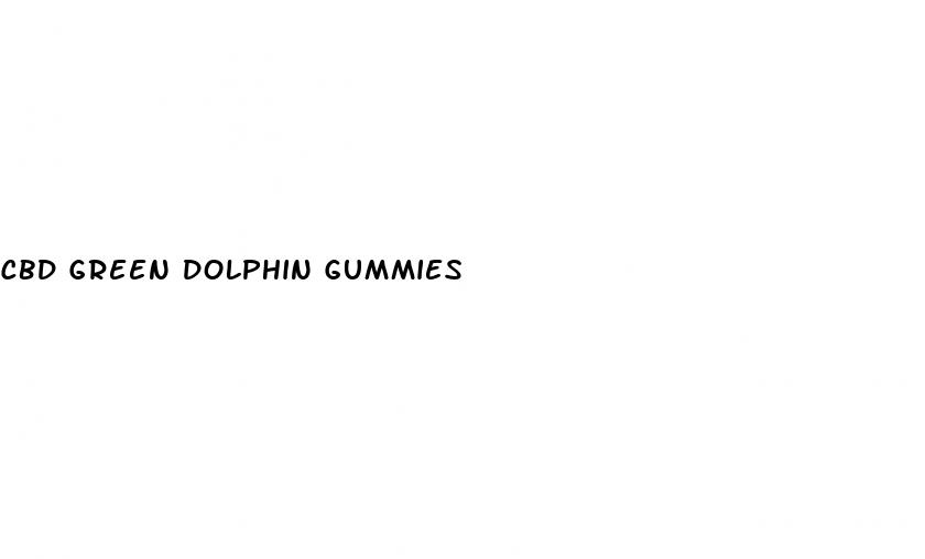 cbd green dolphin gummies