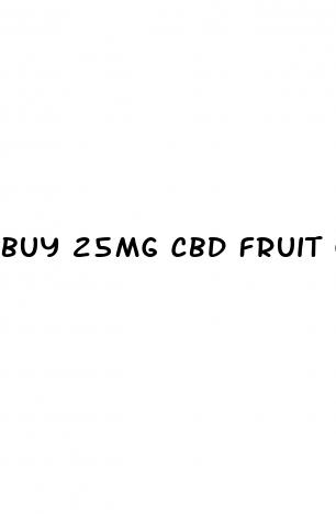 buy 25mg cbd fruit gummies online