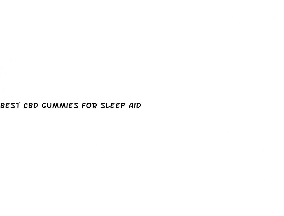 best cbd gummies for sleep aid
