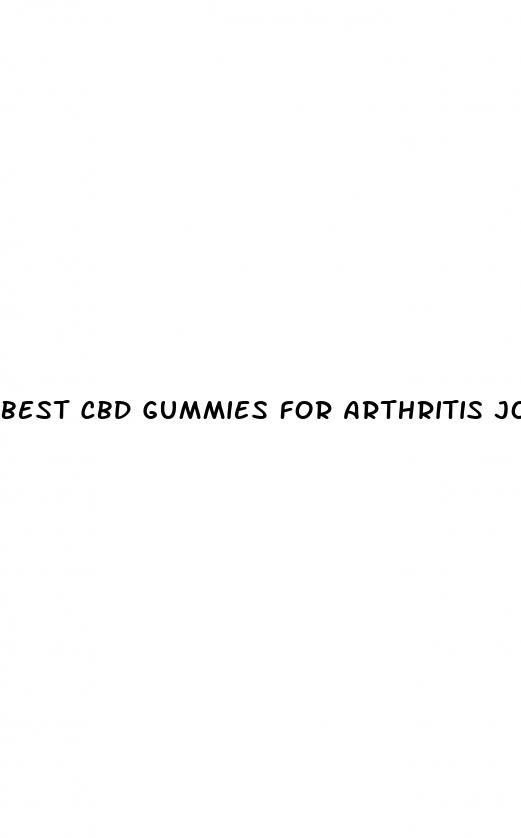best cbd gummies for arthritis joint pain