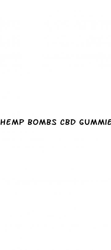 hemp bombs cbd gummies get you high