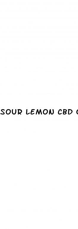 sour lemon cbd gummies