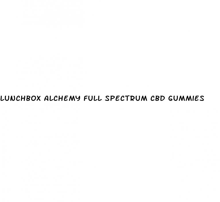 lunchbox alchemy full spectrum cbd gummies