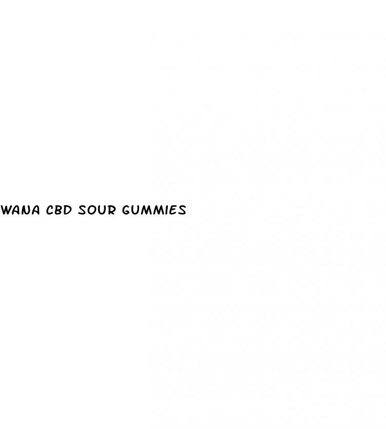 wana cbd sour gummies