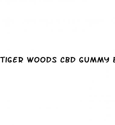 tiger woods cbd gummy bears