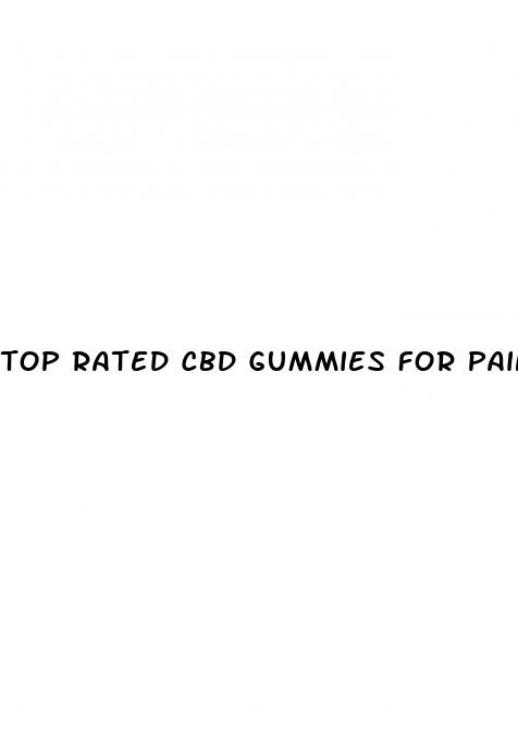 top rated cbd gummies for pain