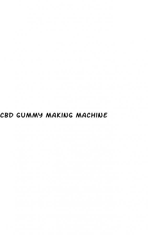 cbd gummy making machine