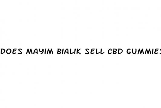 does mayim bialik sell cbd gummies