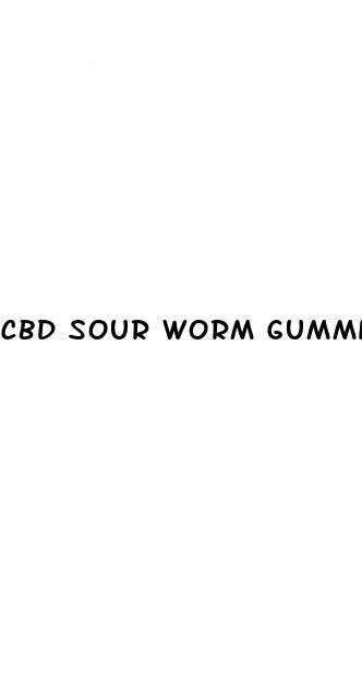 cbd sour worm gummies