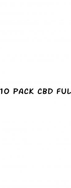 10 pack cbd full spectrum gummies