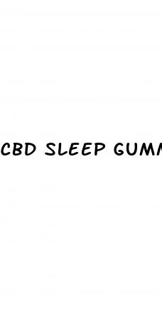 cbd sleep gummies hemp bombs