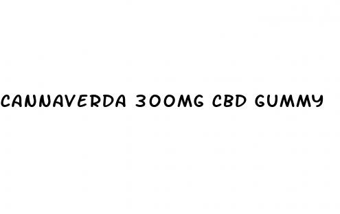 cannaverda 300mg cbd gummy