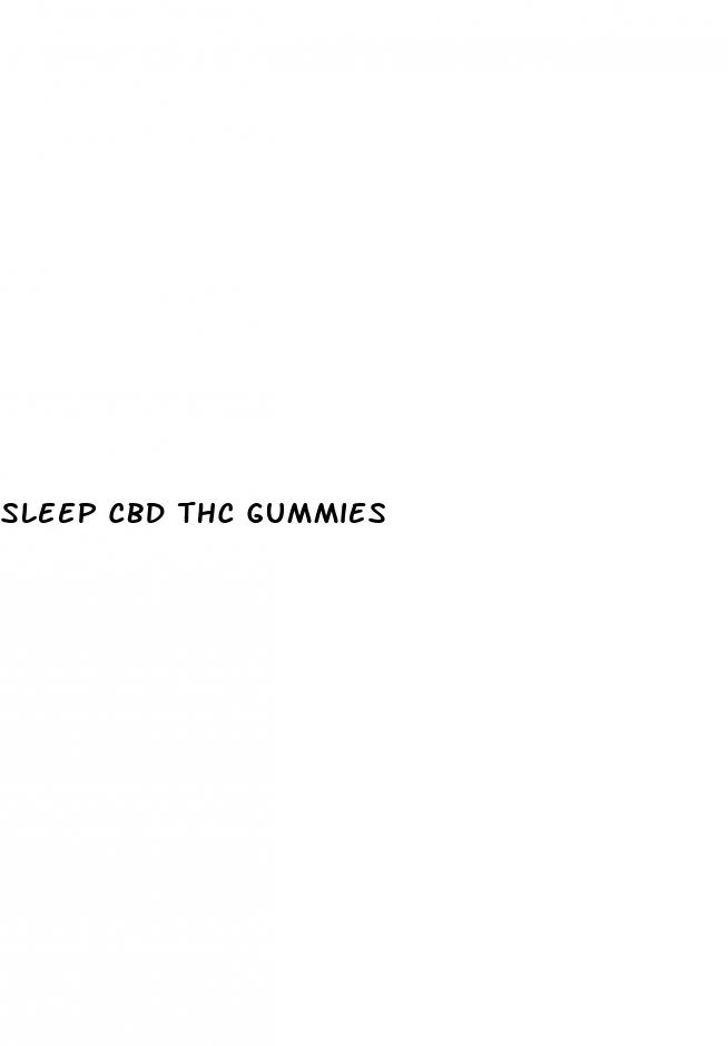 sleep cbd thc gummies