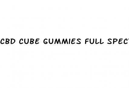cbd cube gummies full spectrum review
