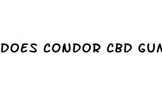 does condor cbd gummies help with ed
