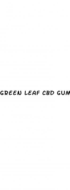 green leaf cbd gummies hair loss