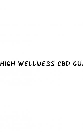 high wellness cbd gummies
