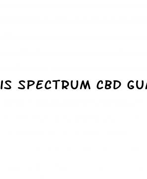 is spectrum cbd gummies legit