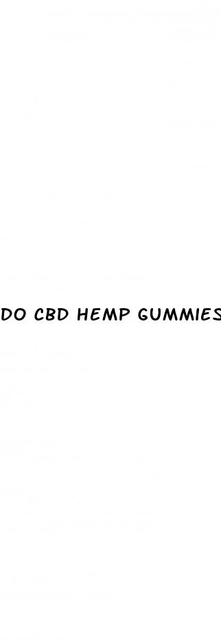 do cbd hemp gummies get you high
