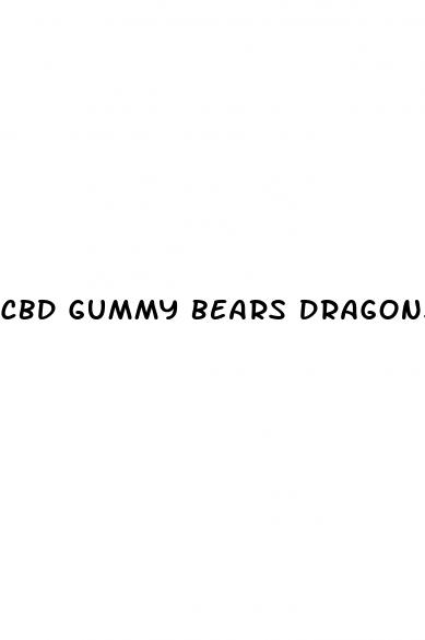 cbd gummy bears dragons den