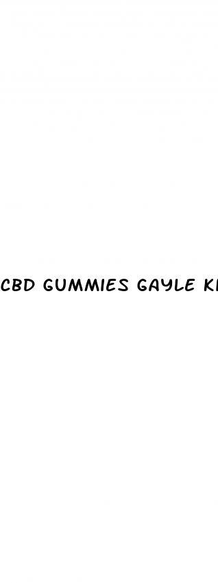 cbd gummies gayle king