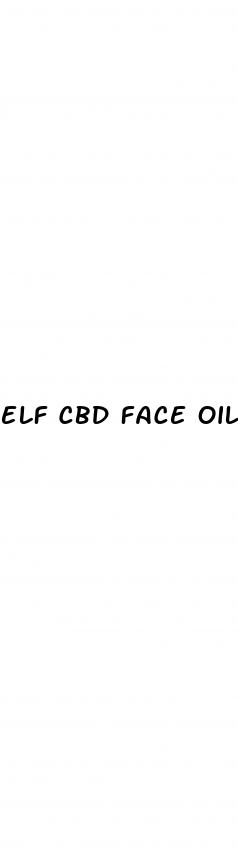 elf cbd face oil