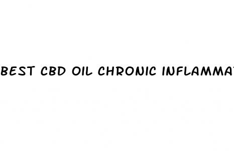 best cbd oil chronic inflammation