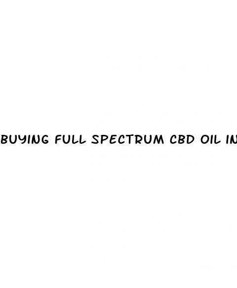 buying full spectrum cbd oil in houston