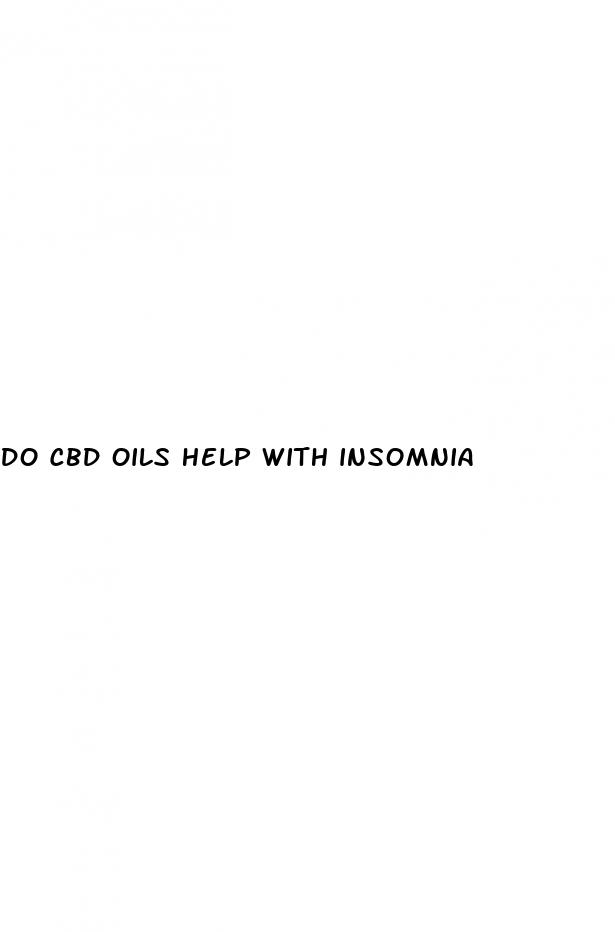 do cbd oils help with insomnia