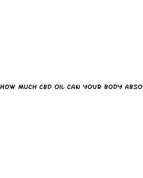 how much cbd oil can your body absord through skin