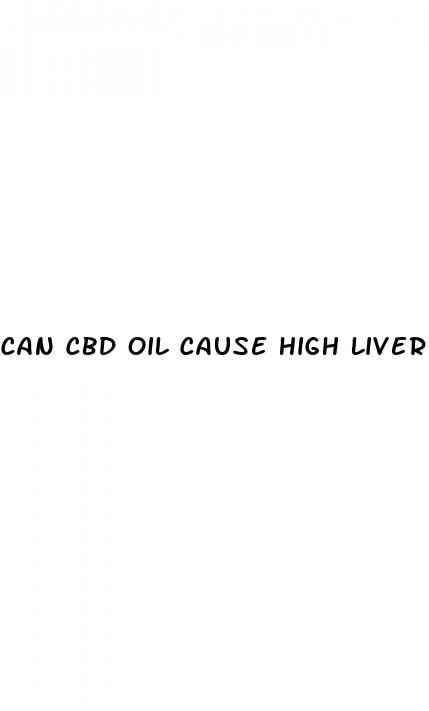 can cbd oil cause high liver enzymes
