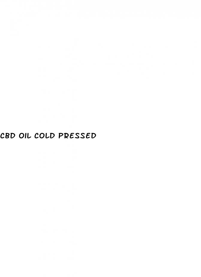 cbd oil cold pressed