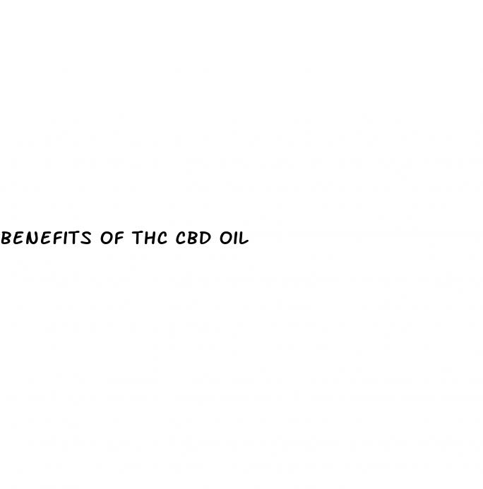 benefits of thc cbd oil